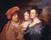 Hyacinthe Rigaud La famille Laffite oil on canvas